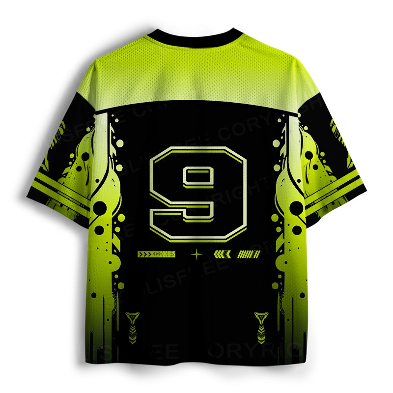 Soulisfree Soccer Star Victory Pose Illusion Mesh Jersey 