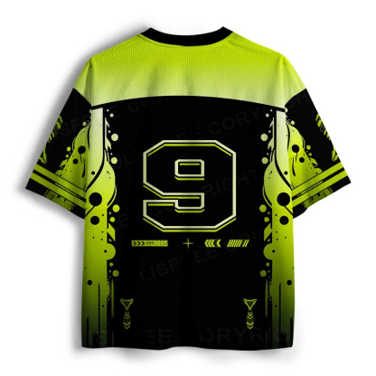 Soulisfree Soccer Star Victory Pose Illusion Mesh Jersey 
