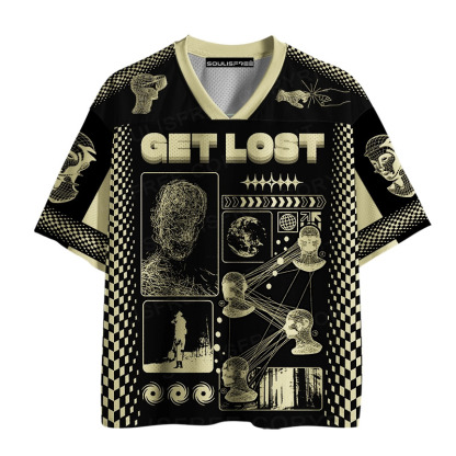 Soulisfree Cosmic Map Mind Network Illusion Mesh Jersey 