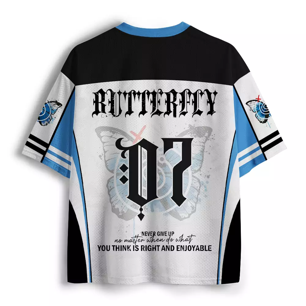 Soulisfree Never Give Up Butterfly Mesh Jersey