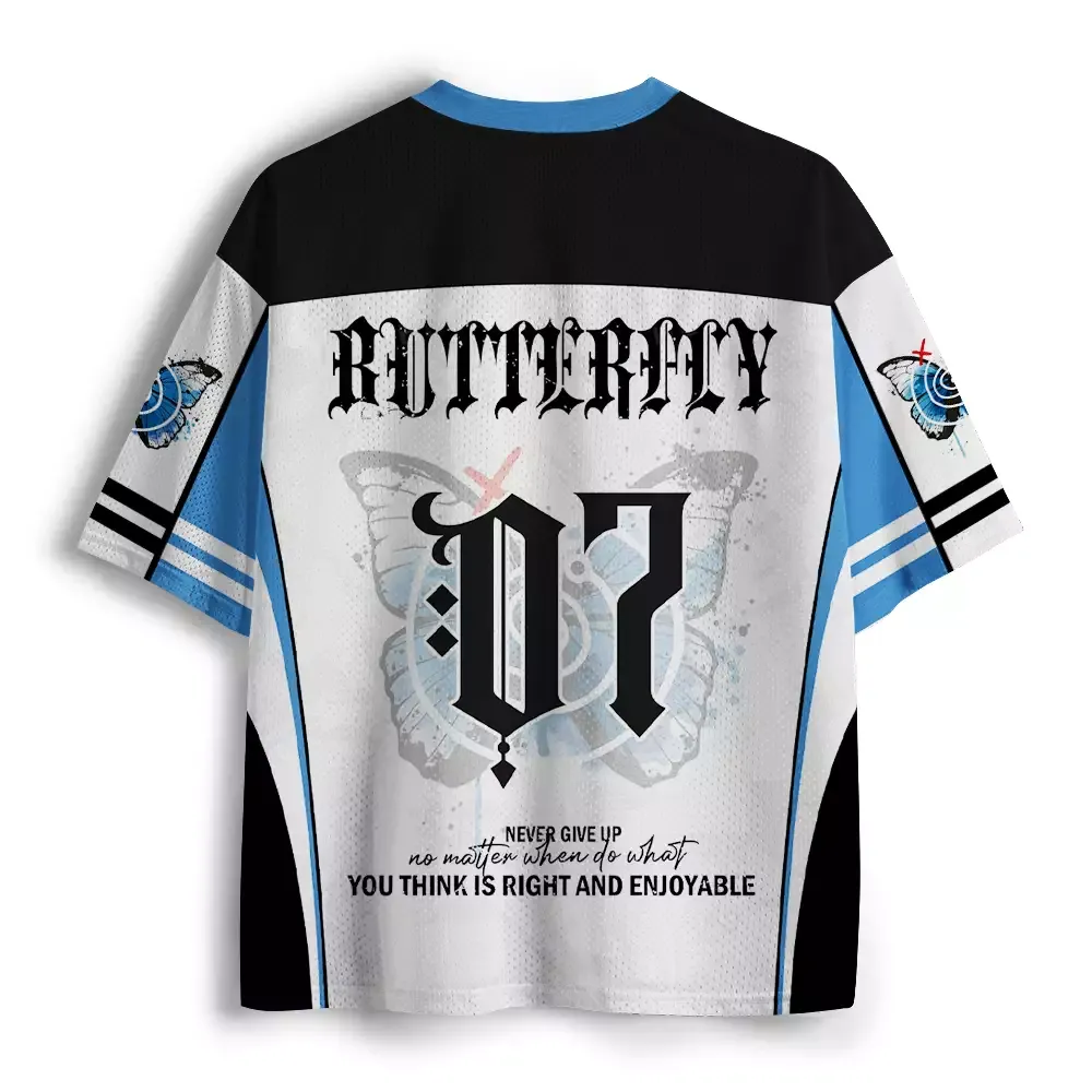 Soulisfree Never Give Up Butterfly Mesh Jersey