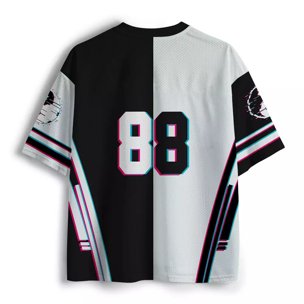 Soulisfree Yin Yang symbol Mesh Jersey 