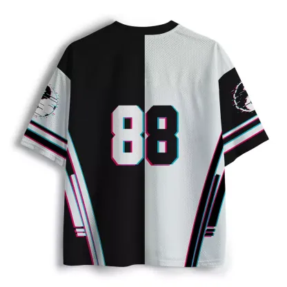 Soulisfree Yin Yang symbol Mesh Jersey 