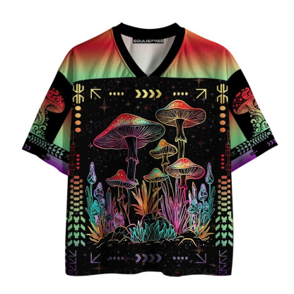 Soulisfree Radiant Spore Abstract Aura Mesh Jersey 