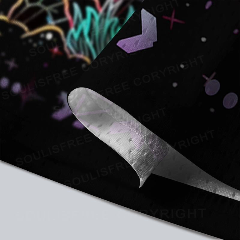 Soulisfree Radiant Spore Abstract Aura Mesh Jersey 
