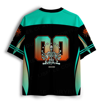 Soulisfree Cyber Skeleton Multi Eye Illusion Mesh Jersey 