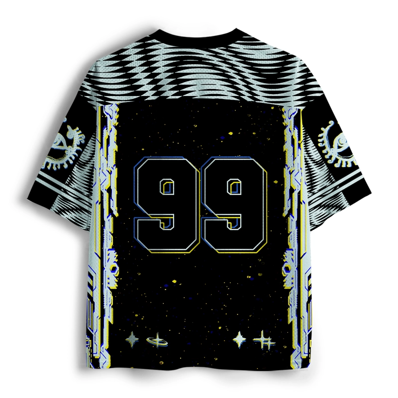 Soulisfree Cosmic Eye Pillar Arch Illusion Mesh Jersey 