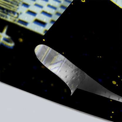 Soulisfree Cosmic Eye Pillar Arch Illusion Mesh Jersey 