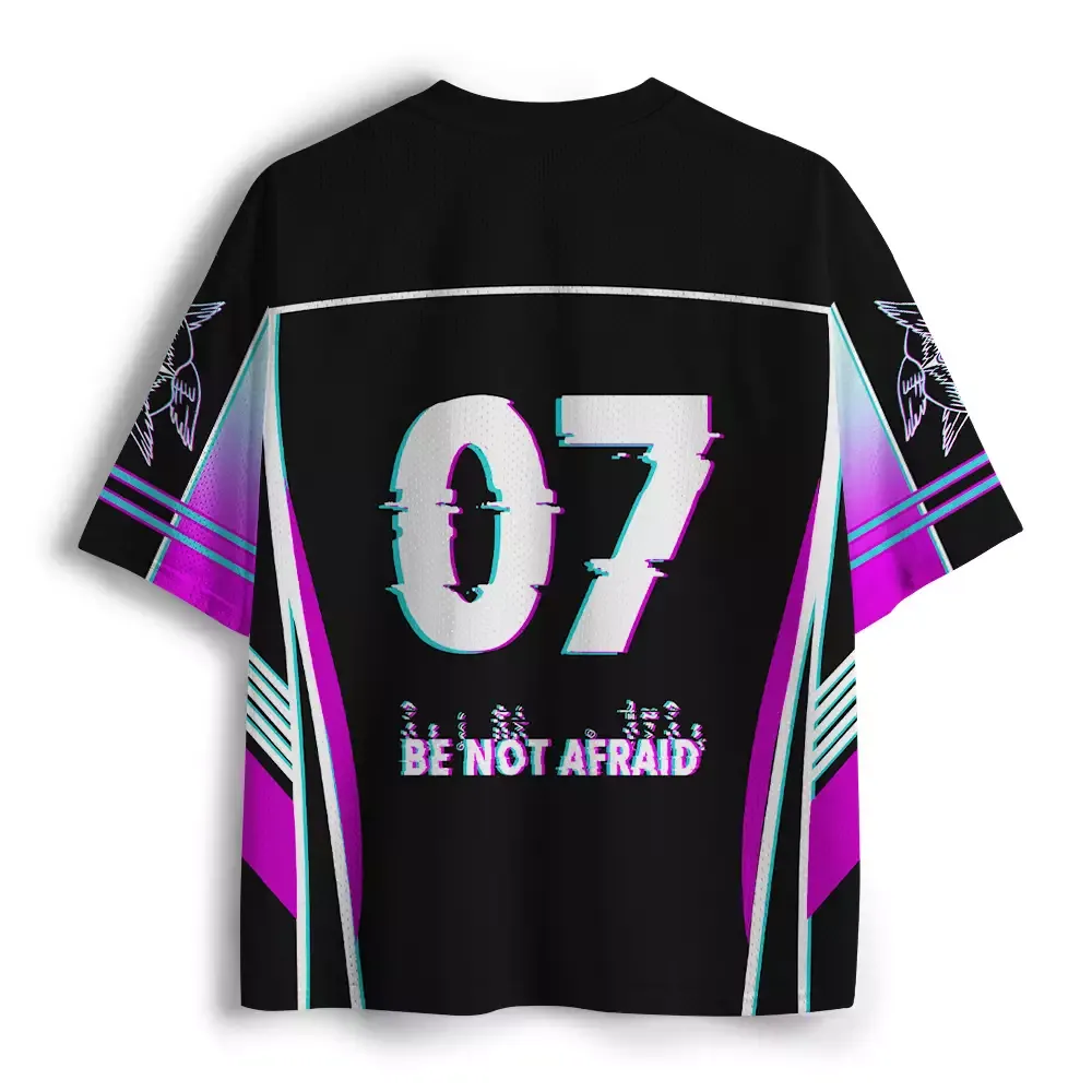 Soulisfree BE NOT AFRAID — Divine Glitch Wings Mesh Jersey