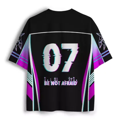 Soulisfree BE NOT AFRAID — Divine Glitch Wings Mesh Jersey