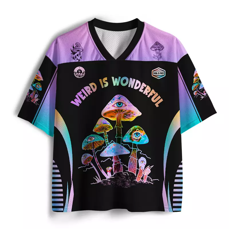 Soulisfree WEIRD IS WONDERFUL Mesh Jersey