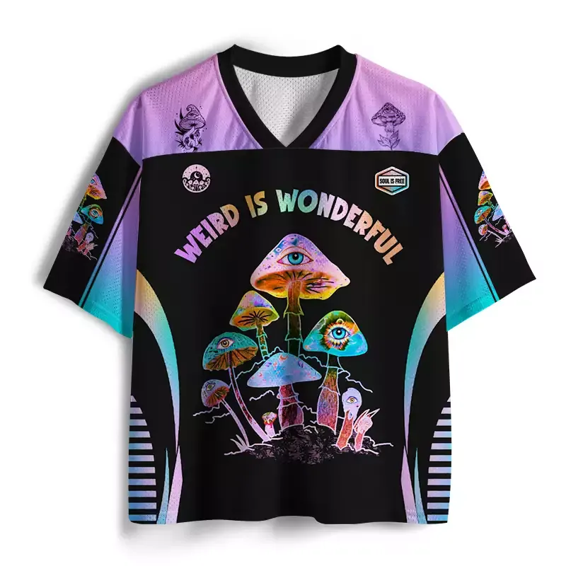 Soulisfree WEIRD IS WONDERFUL Mesh Jersey