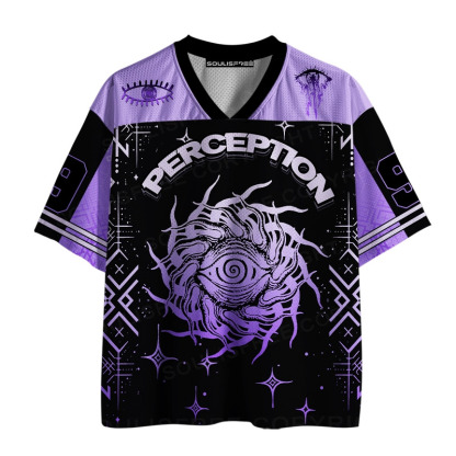 Soulisfree Psychedelic Gaze Cognitive Vortex Mesh Jersey