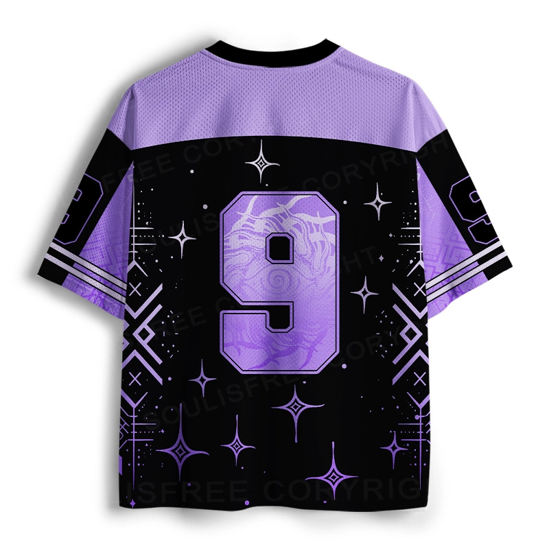 Soulisfree Psychedelic Gaze Cognitive Vortex Mesh Jersey