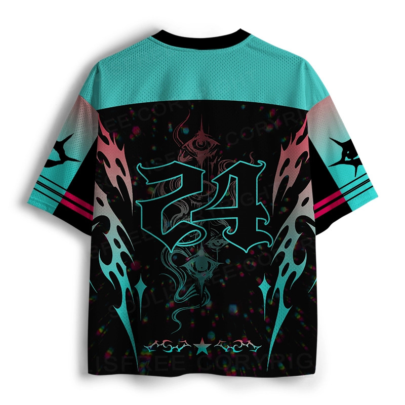 Soulisfree Tri-Eye Serpent Psychedelic Oracle Mesh Jersey