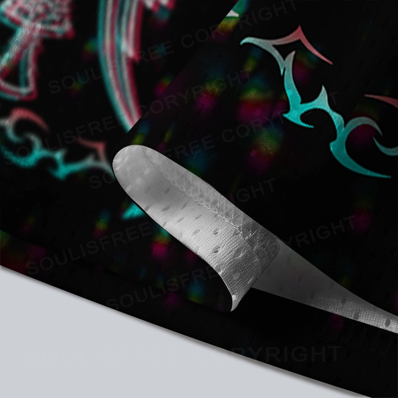 Soulisfree Tri-Eye Serpent Psychedelic Oracle Mesh Jersey