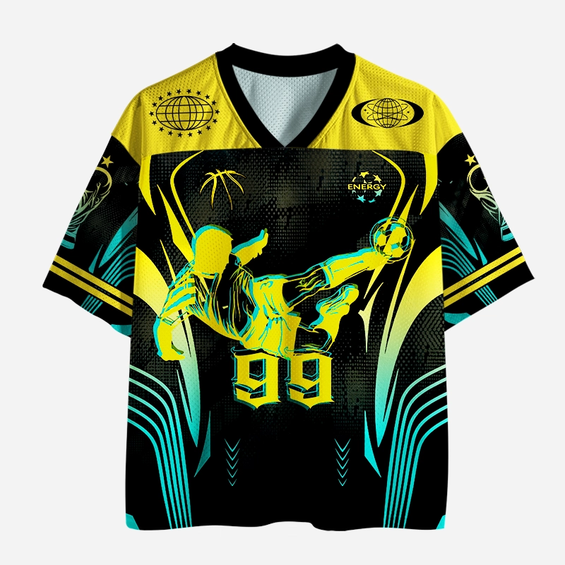 Soulisfree Kinetic Strike Global Pulse Illusion Mesh Jersey