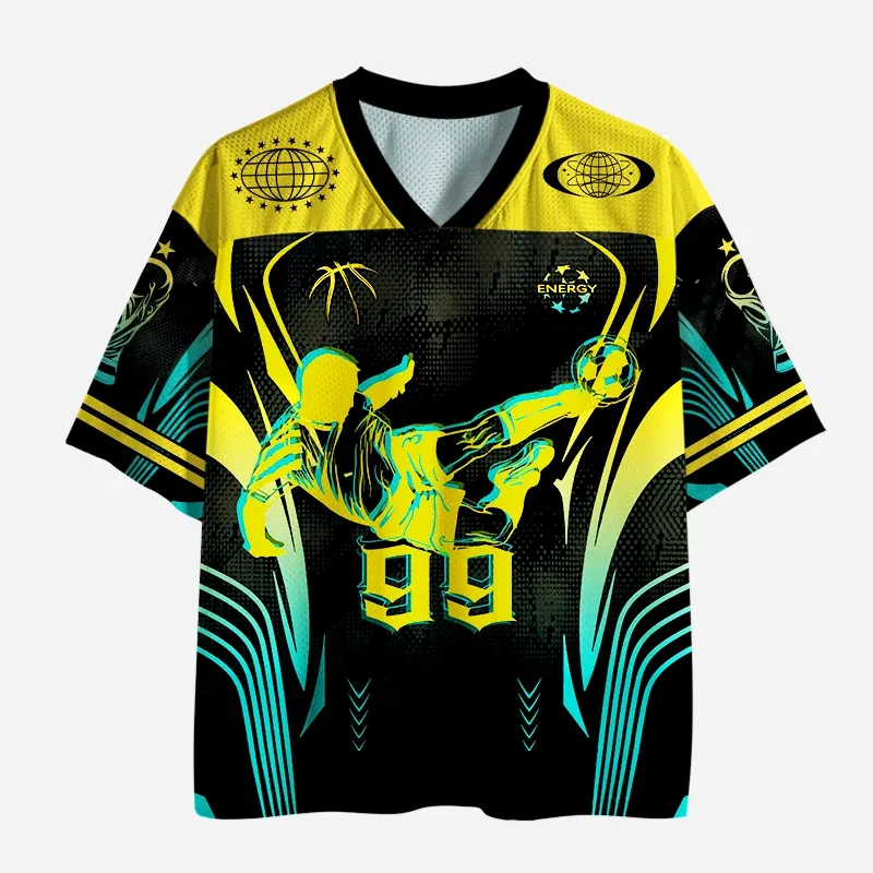 Designed Soulisfree Psychedelic Rebirth Mesh Jersey
