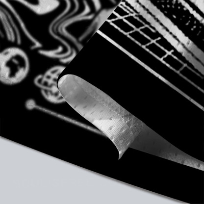 Soulisfree Digital Solitude Fractured Signal Illusion Mesh Jersey