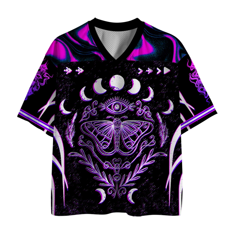 Soulisfree Lunar Oracle Celestial Moth Illusion Mesh Jersey