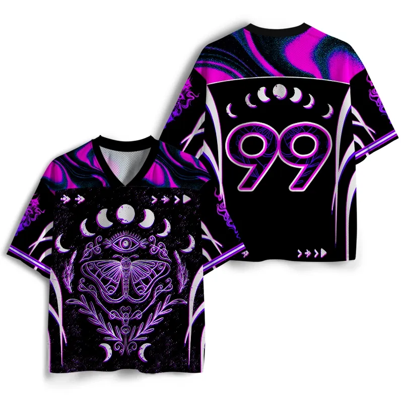 Soulisfree Lunar Oracle Celestial Moth Illusion Mesh Jersey