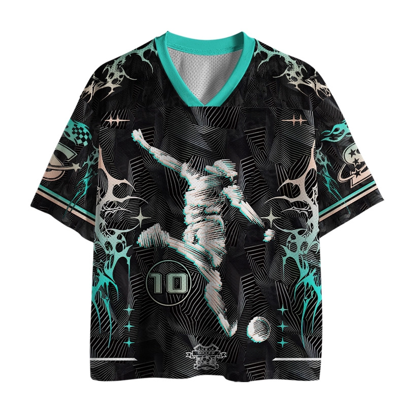 Soulisfree Kinetic Flow Pulse Illusion Mesh Jersey