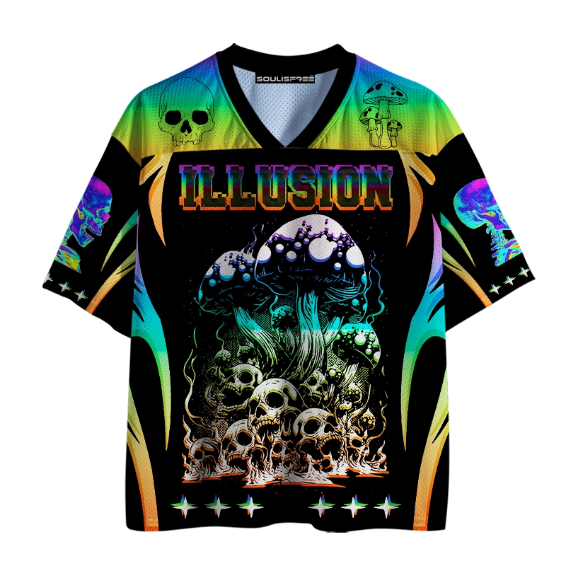 Soulisfree Ethereal Frame Quantum Suspension Illusion Mesh Jersey