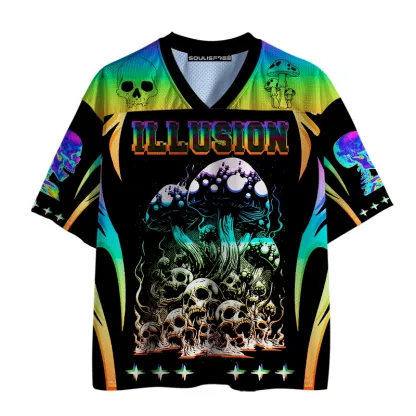 Soulisfree Ethereal Frame Quantum Suspension Illusion Mesh Jersey