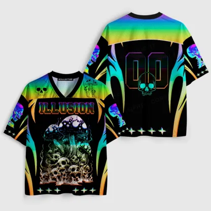 Soulisfree Ethereal Frame Quantum Suspension Illusion Mesh Jersey