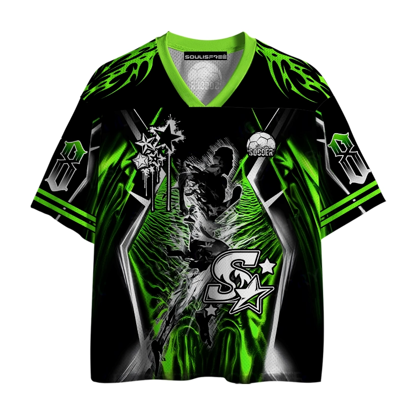 Soulisfree Kinetic Silhouette Velocity Flux Illusion Mesh Jersey