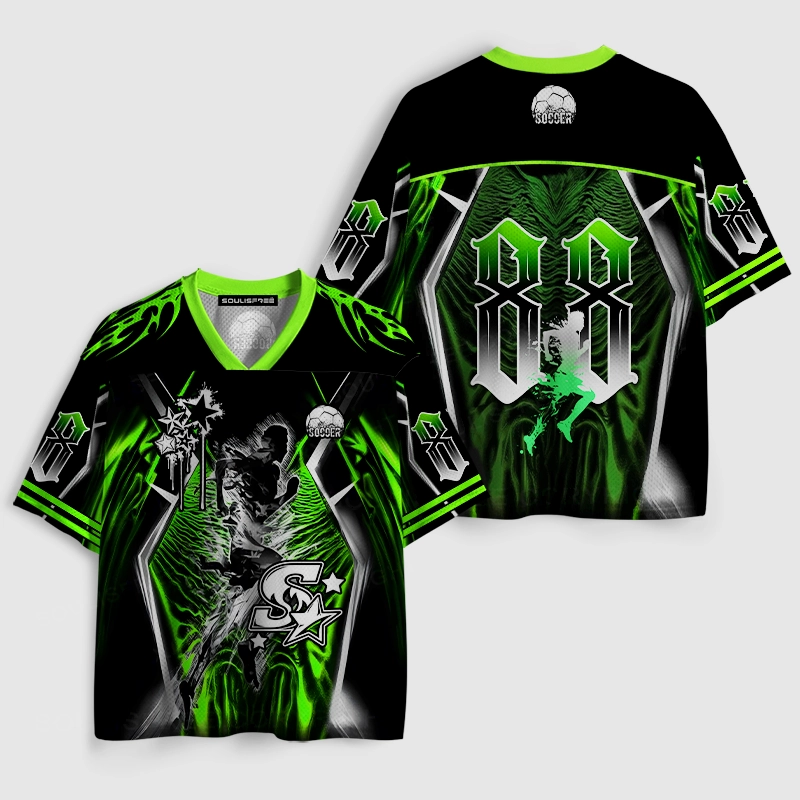 Soulisfree Kinetic Silhouette Velocity Flux Illusion Mesh Jersey