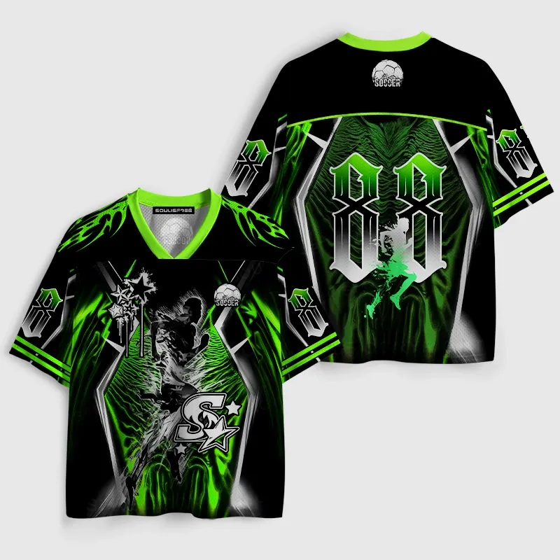 Soulisfree Kinetic Silhouette Velocity Flux Illusion Mesh Jersey