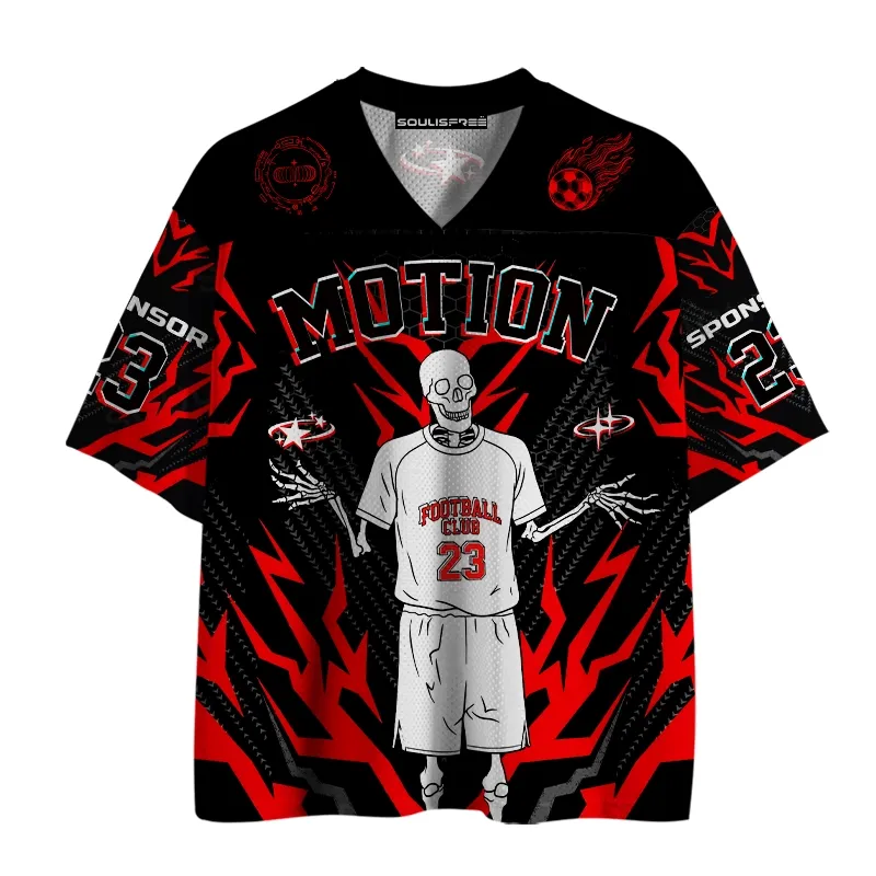 Designed Soulisfree Glitch Matrix Dual Tone Frame Mesh Jersey | Soulisfree