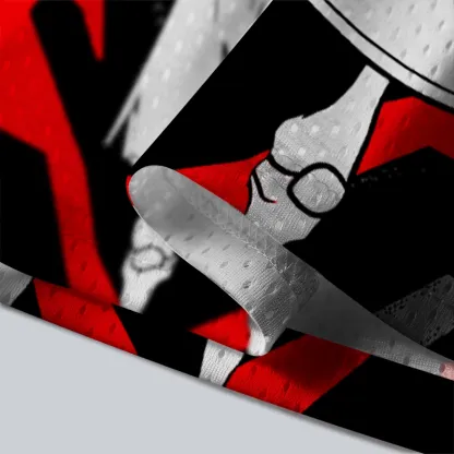 Soulisfree Energetic Skeleton Flux Chroma Burst Mesh Jersey