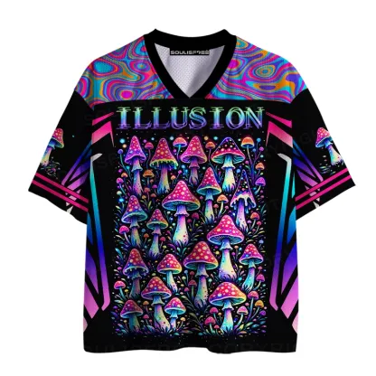 Soulisfree Ethereal Frame Quantum Suspension Illusion Mesh Jersey