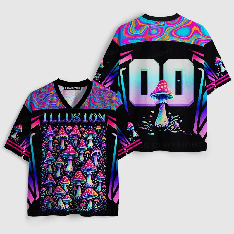 Soulisfree Ethereal Frame Quantum Suspension Illusion Mesh Jersey