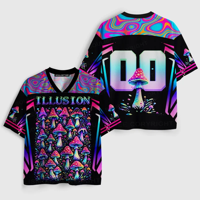 Soulisfree Ethereal Frame Quantum Suspension Illusion Mesh Jersey