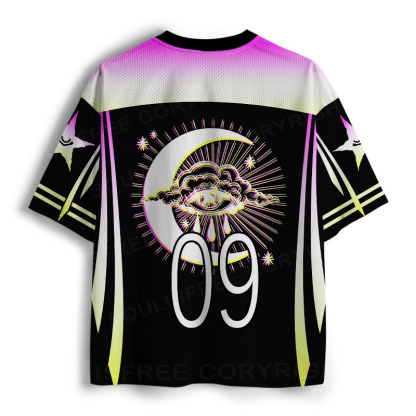 Soulisfree Perception Flux Psychedelic Skull Illusion Mesh Jersey