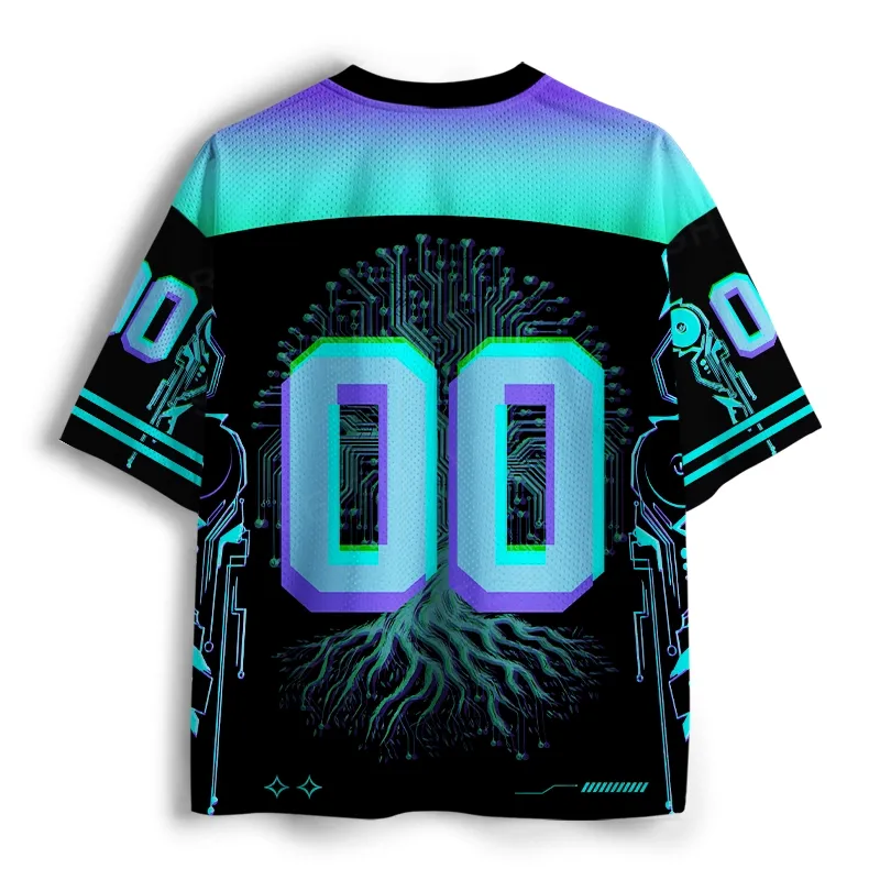 Soulisfree Digital Tree Of Life Mesh Jersey