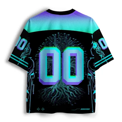 Soulisfree Digital Tree Of Life Mesh Jersey