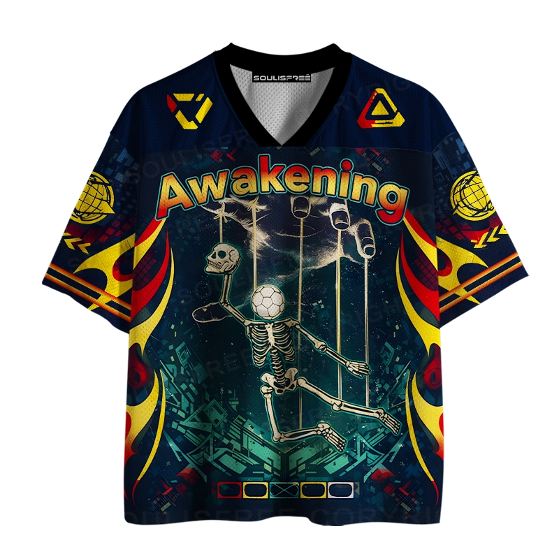 Soulisfree AWAKENING — Skeleton Play Motion Mesh Jersey