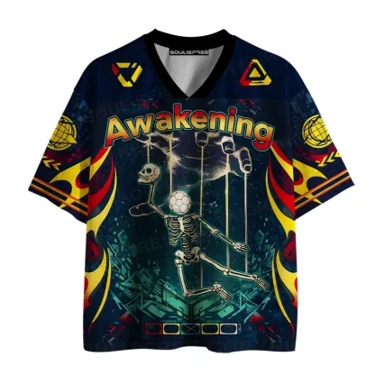 Soulisfree AWAKENING — Skeleton Play Motion Mesh Jersey