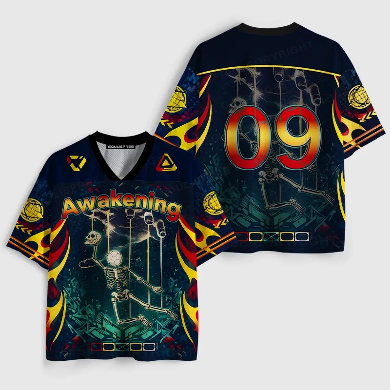 Soulisfree AWAKENING — Skeleton Play Motion Mesh Jersey