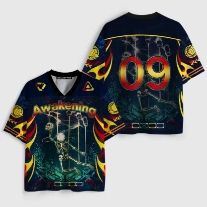 Soulisfree AWAKENING — Skeleton Play Motion Mesh Jersey