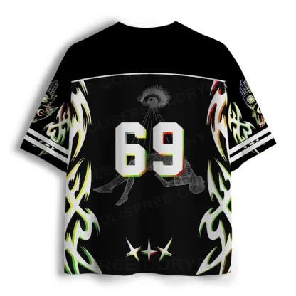 Soulisfree Chromatic Eye Mesh Jersey