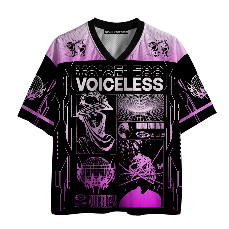 Soulisfree  Neon Grid Fusion Mesh Jersey