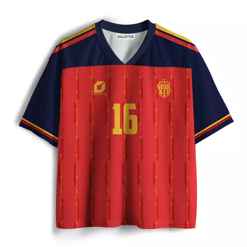 Soulisfree Crimson Force Mesh Jersey