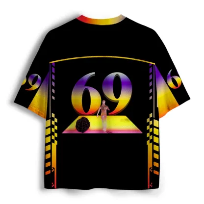 Soulisfree Cosmic Gravitational Field Retro-Future Mesh Jersey