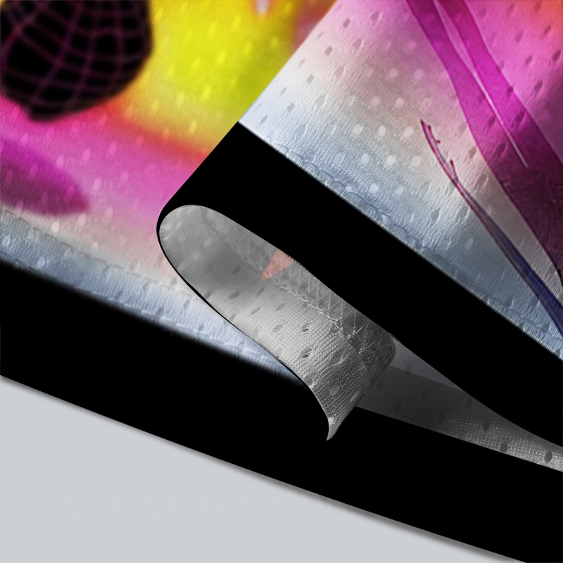 Soulisfree Cosmic Gravitational Field Retro-Future Mesh Jersey