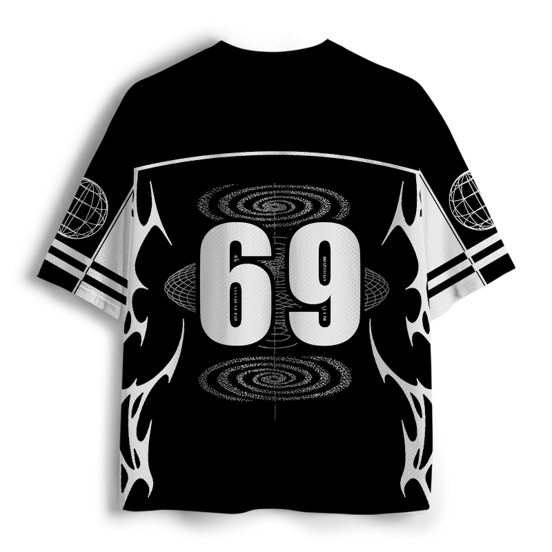 Soulisfree Cosmic Solitude Aesthetic Geometric Resonance Mesh Jersey